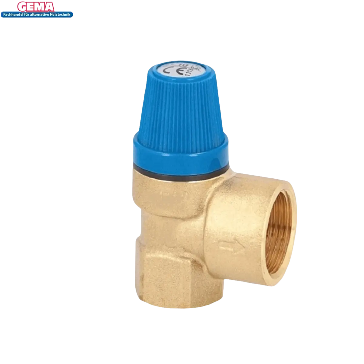 Brasche Druckminderventil mit blauer Einstellknopf für Warmwasserspeicher 100L-180L